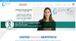 Desktop Screenshot of cegin.cl
